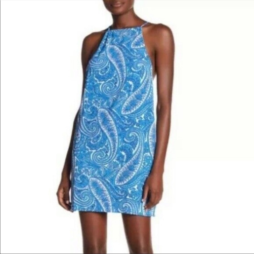 Show Me Your Mumu Blue Paisley Traveler Dress Sz M